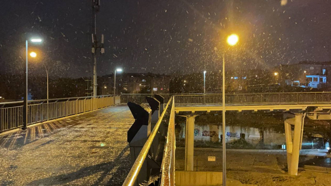 İstanbul'da kar yağışı başladı